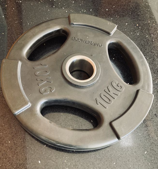 disco musculação 10 kg boomerang - como NOVO