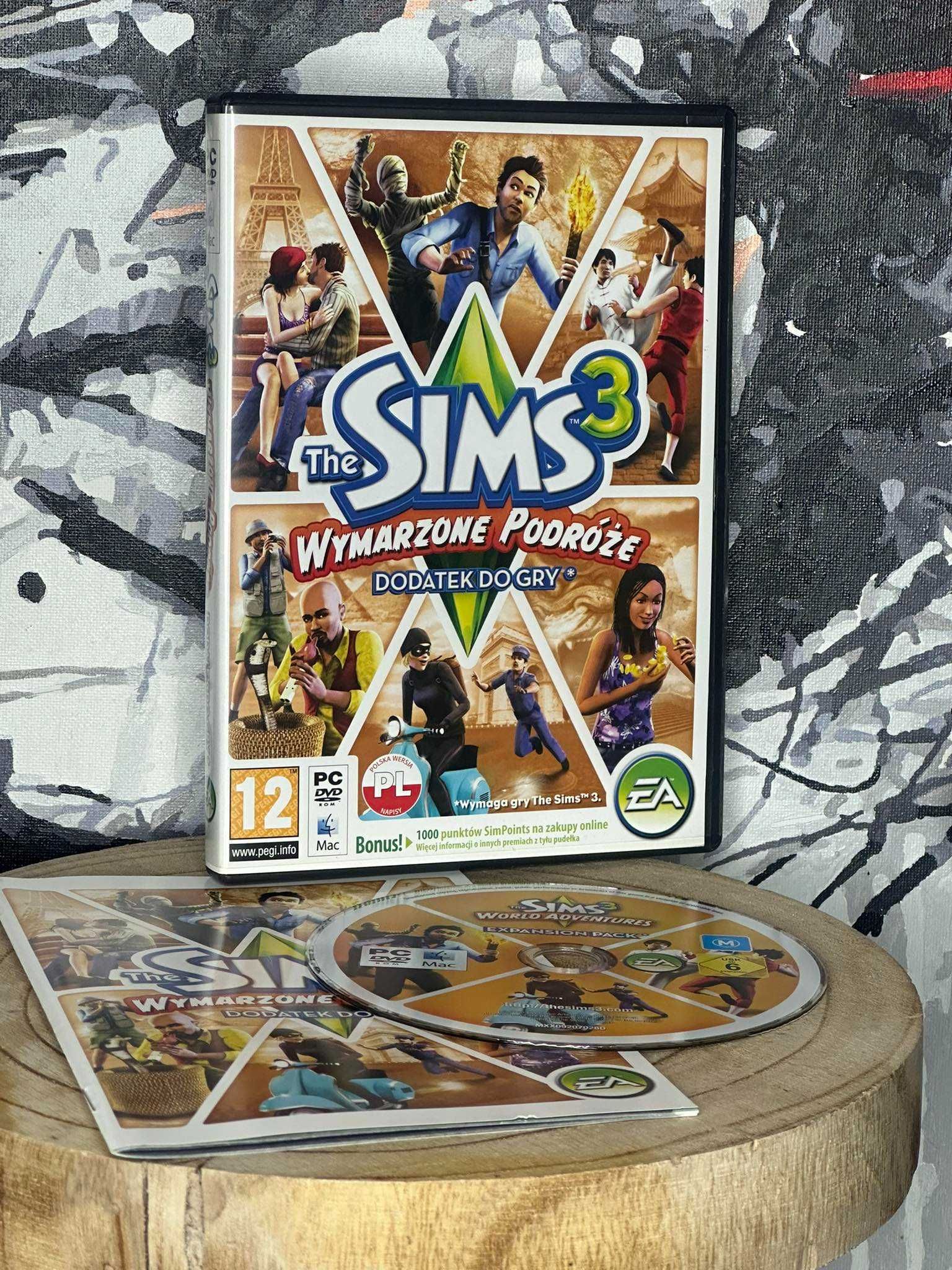 The Sims 3 Wymarzone Podróże - simsy dodatek - JAK NOWA PC PL unikat