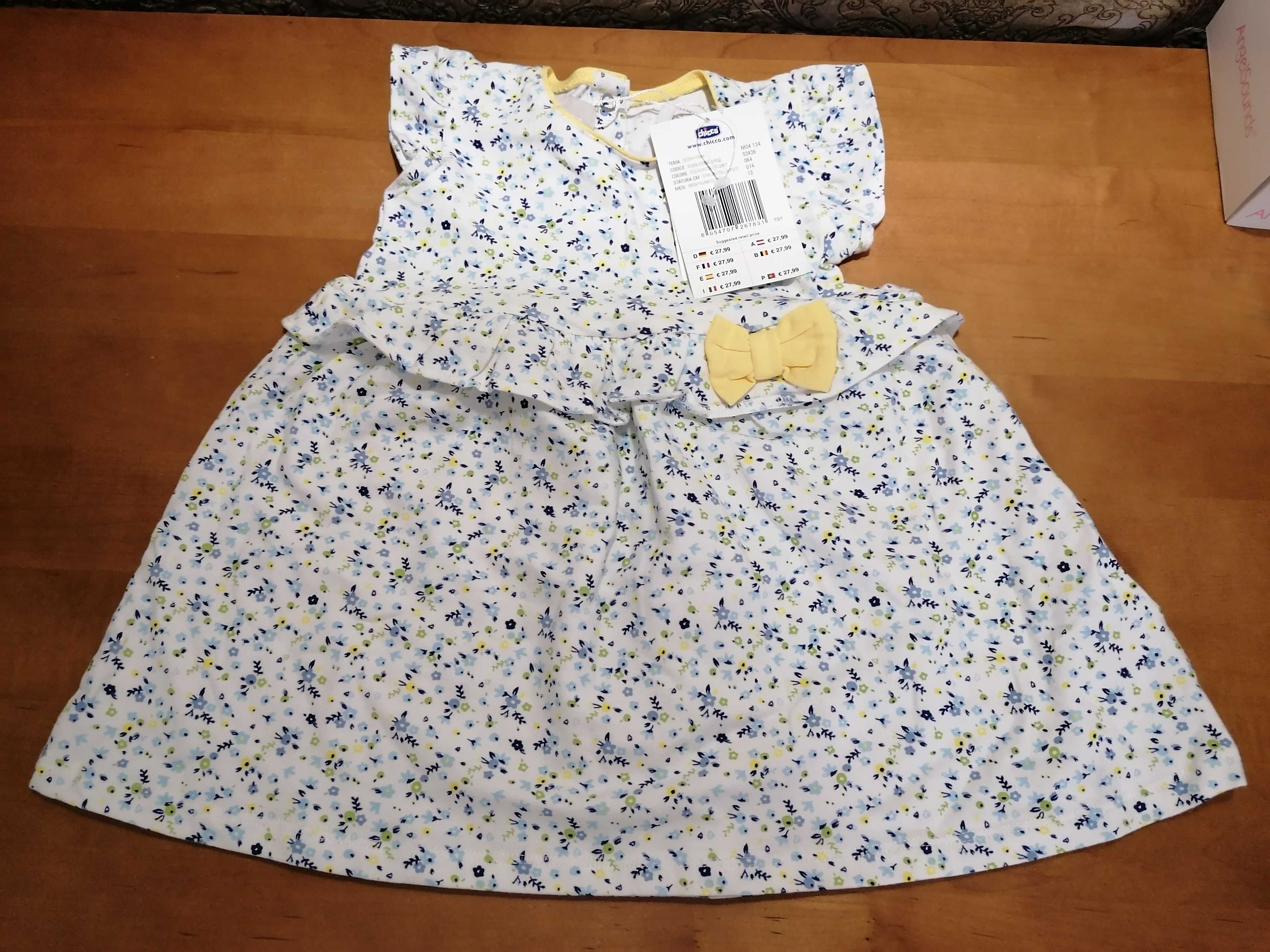 Vestido para menina novo. Chicco