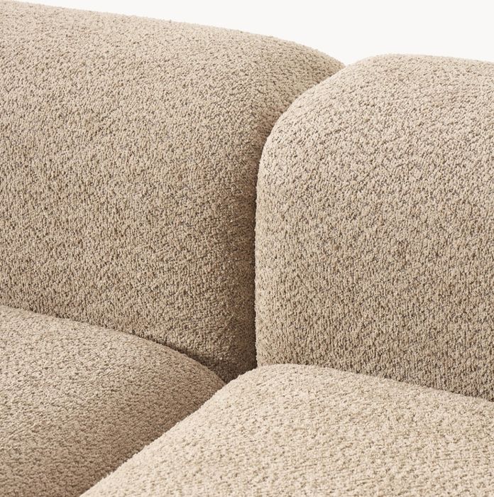 Sofa modułowa Natalie Tedy-Boucle 3-osobowa  Westwing Collection