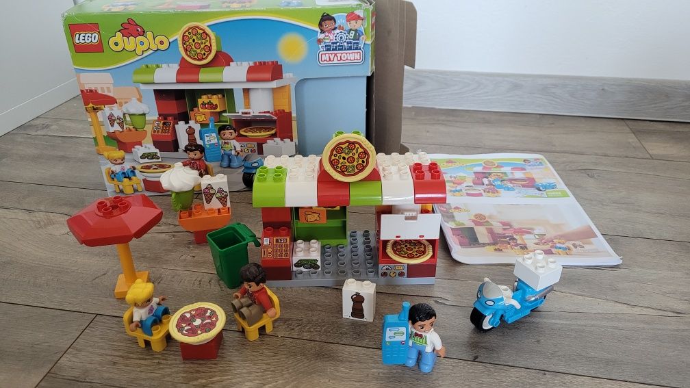 Lego kompletny pizzeria zestaw 10834 duplo karton