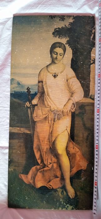 Картина Юдифь Джорджоне на дошці часів ссср