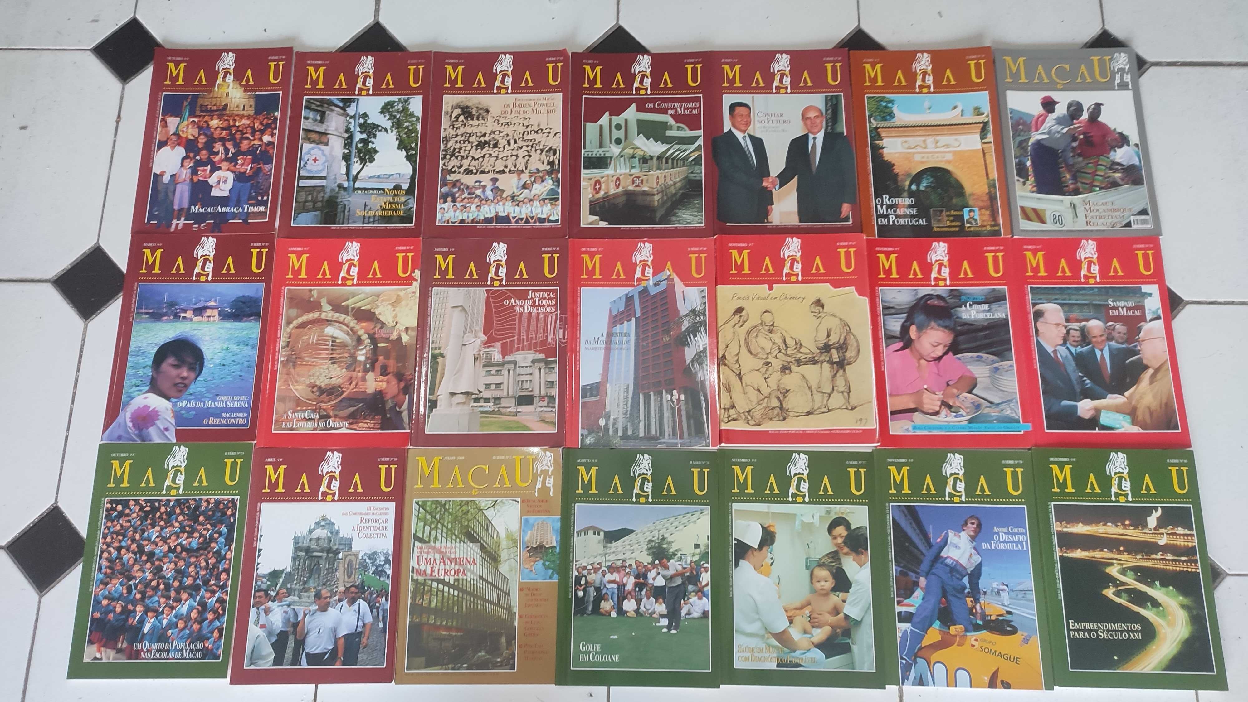 Lote 83 Revistas Macau - Anos 90