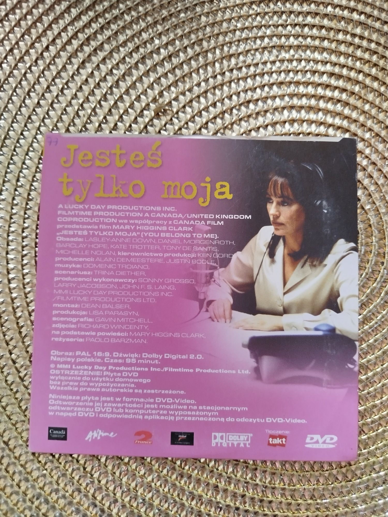 Film na DVD Mary Higgins Clark Jesteś tylko moja