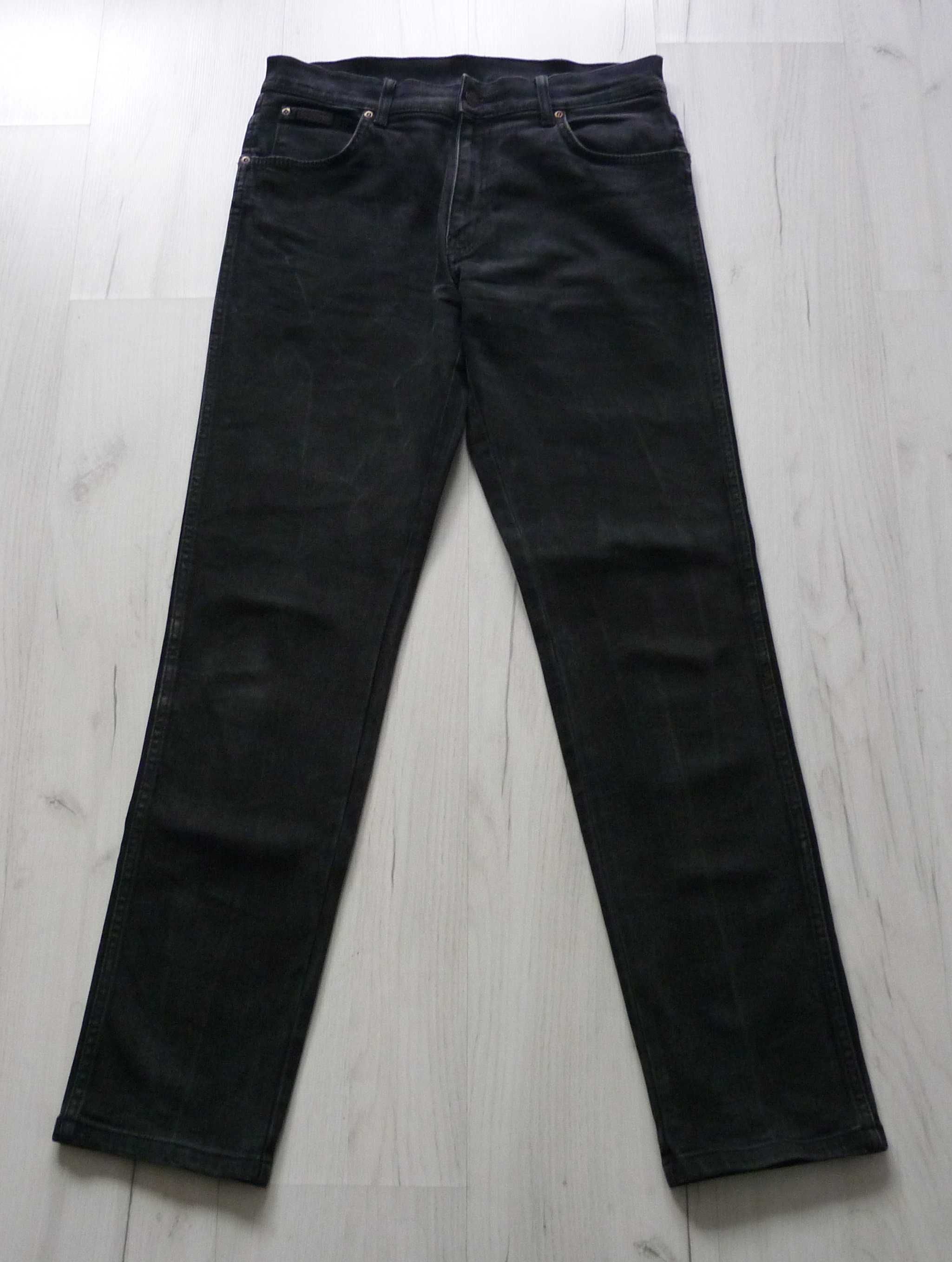 Męskie spodnie jeansowe WRANGLER rozm L W33 L36 STRETCH wysyłka gratis
