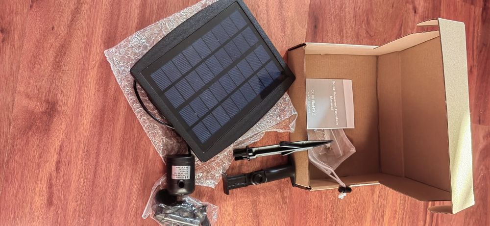 Pompa sloneczna.,Nowa fontanna .