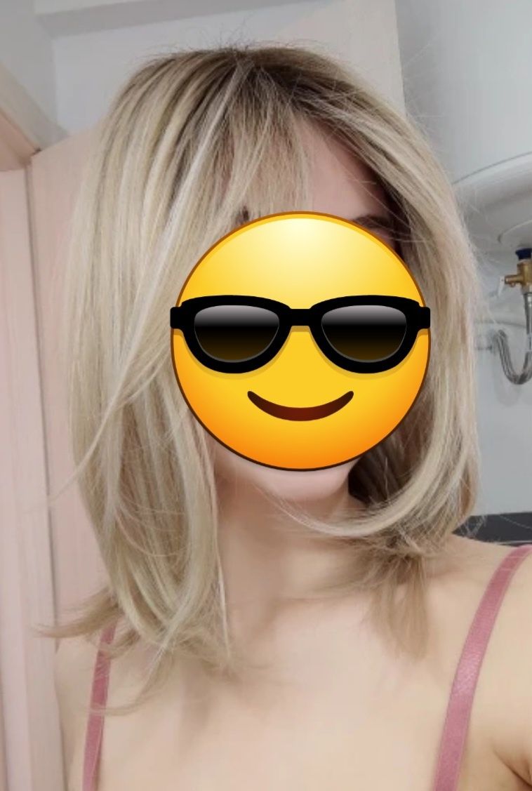 Włosy peruka blond ombre sombre naturalne hair