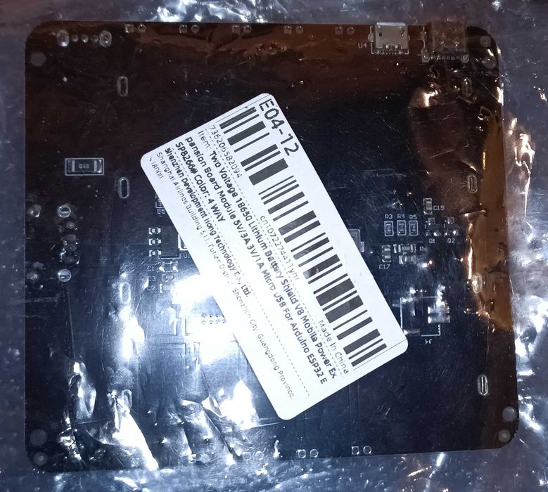 Модуль повербанк мініповербанк 4 секційний 18650 5V/3А, 3V/1A