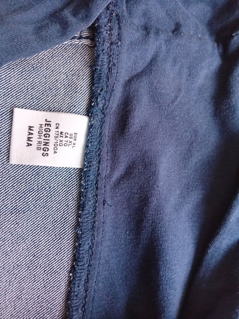 Spodnie ciążowe XL H&M dżinsy