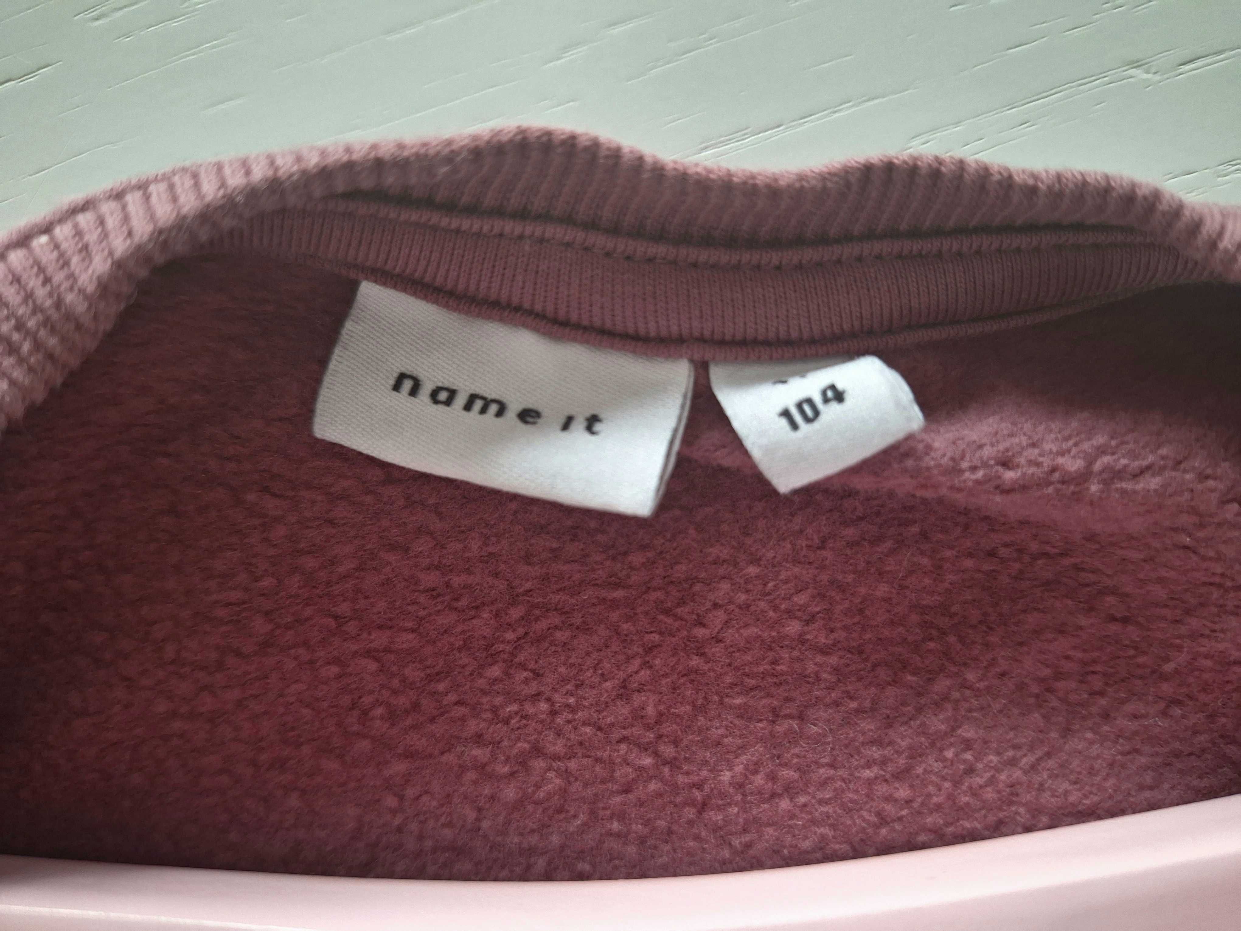 Bluza sweter sweterek haft Name It 104cm 4l