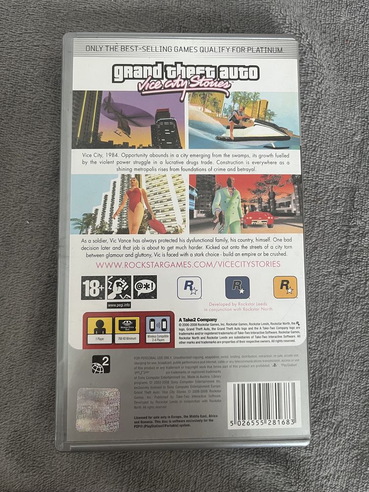 Gra Grand theft auto vice city PSP