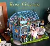 Румбокс конструктор чайний магазин домик Roombox Rose Garden Tea House