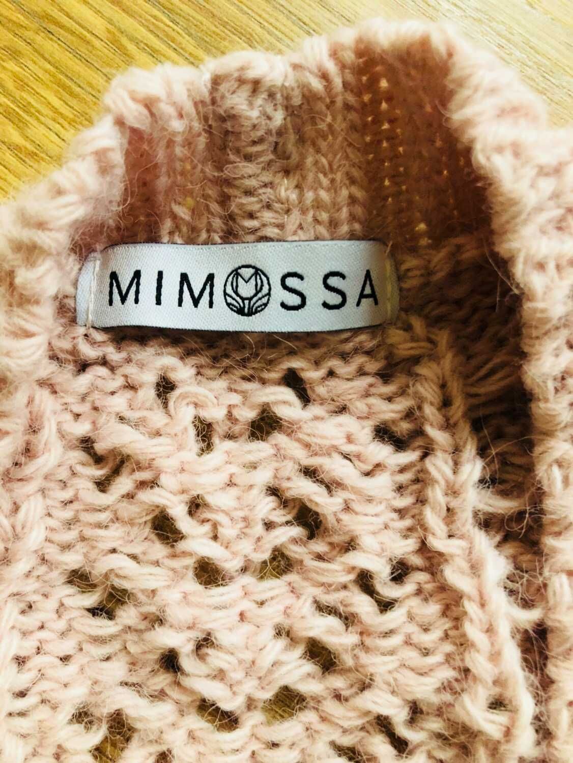 Kardigan ADELE Rose MIMOSSA oversize różowy sweter