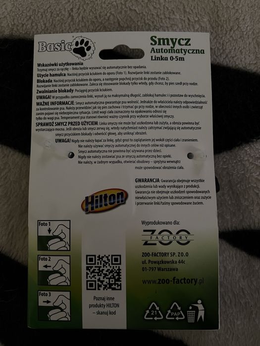 Nowa smycz automatyczna, flexi 5 m 20 kg