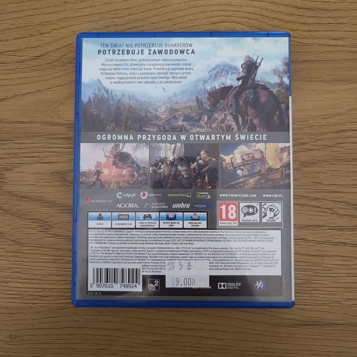 Wiedźmin 3 Dziki Gon wersja PL PS4/PS5