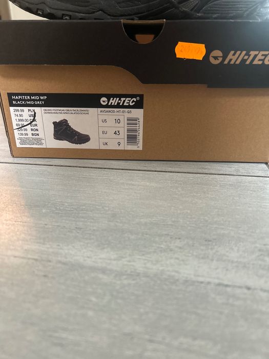 Buty zimowe hi-tec rozmiar 43 męskie