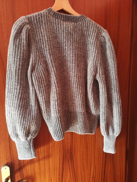 Camisola de malha chenille