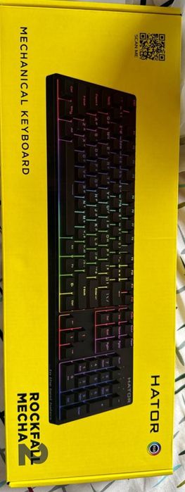 Ігрова клавіатура Hator Rockfall 2 Mecha indigo Black (HTK-715)