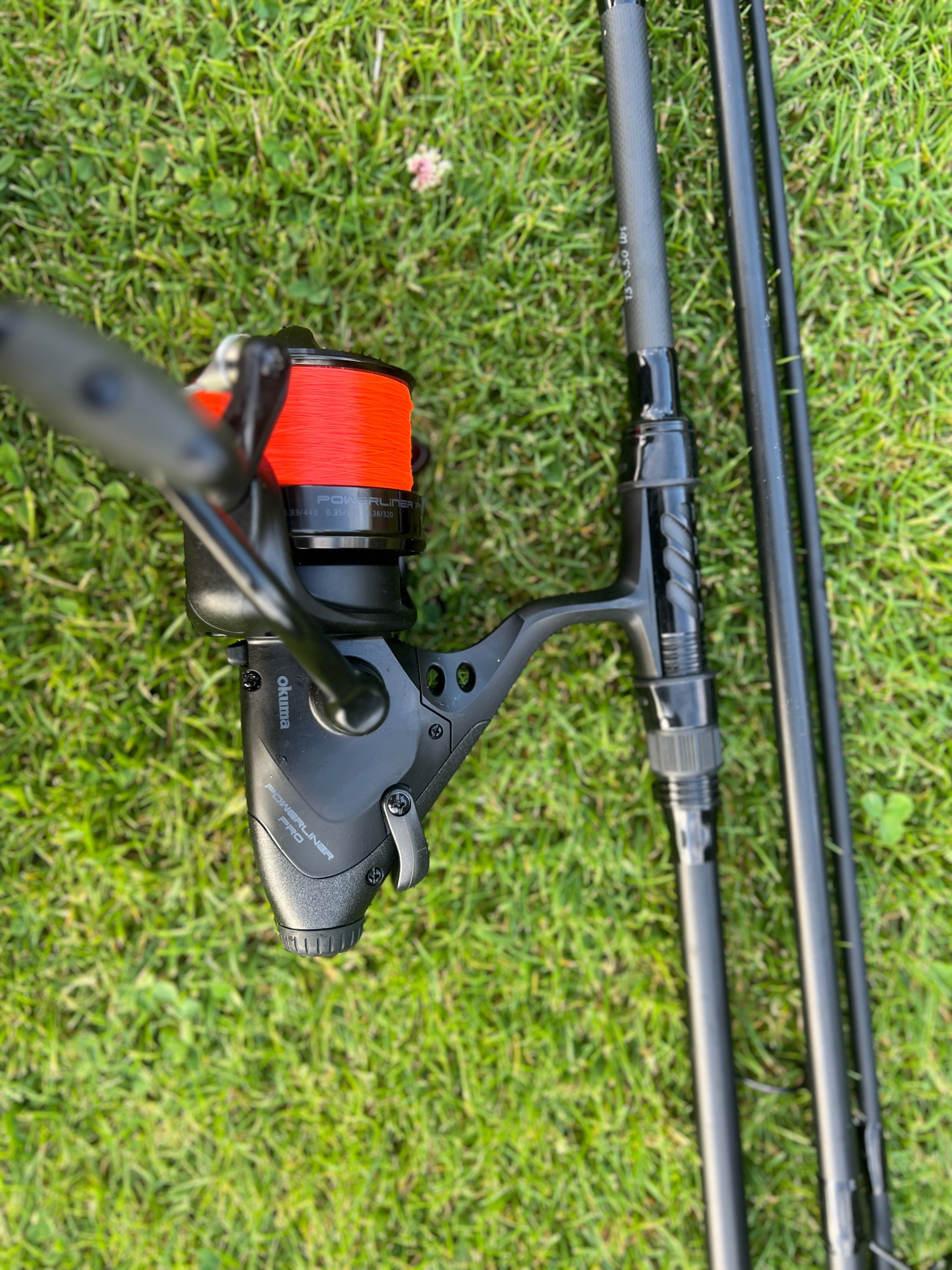 Wędka karpiowa prologic c series + kołowrotek okuma power liner 8000