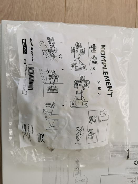 Komplement zawiasy Ikea 302.145.04 do  Pax