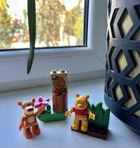 Klocki Lego duplo Kubuś Puchatek i Tygrysek ul pszczółki budowlane