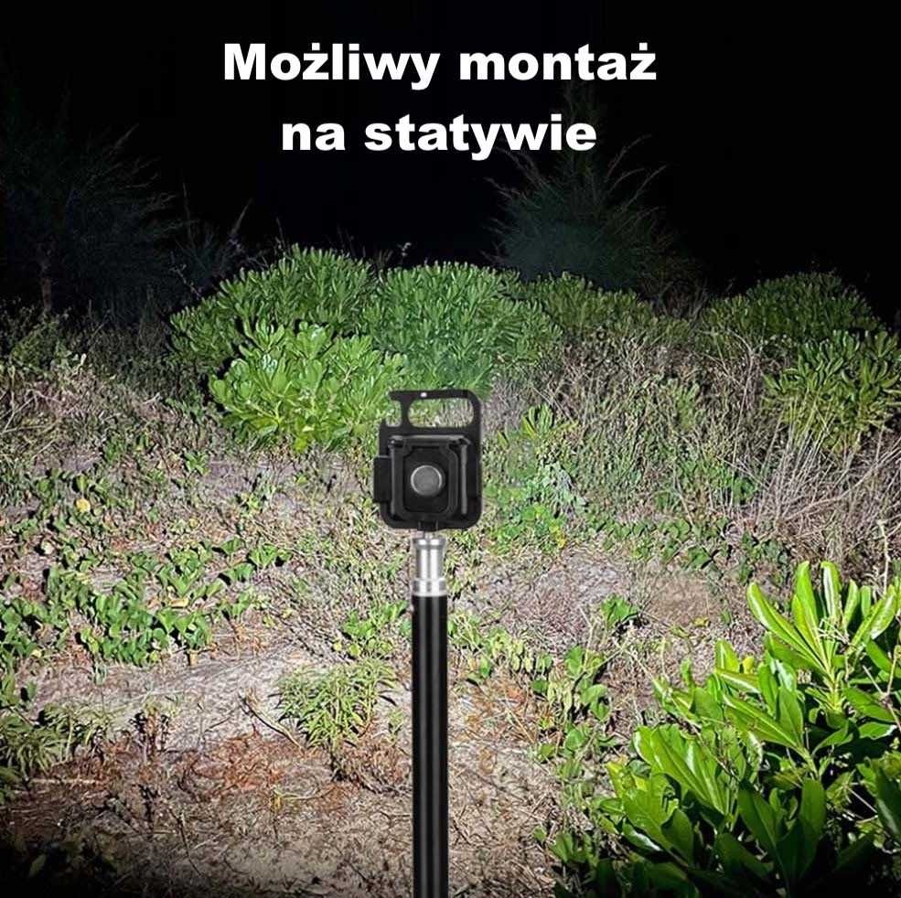 Kieszonkowa Latarka Brelok LED COB Warsztatowa Mocna
