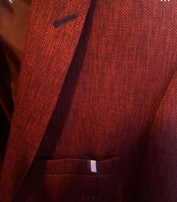 Marynarka męska, w kolorze bordo