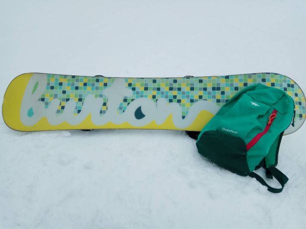 Женский сноуборд + крепления Burton бертон 141 ginger  camber