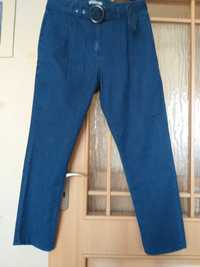 Jak nowe eleganckie spodnie z cienkiej tkaniny jeansowej 42 Quiosque