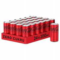 Napój gazowany Coca-Cola Zero Cukru puszka 24x 330ml