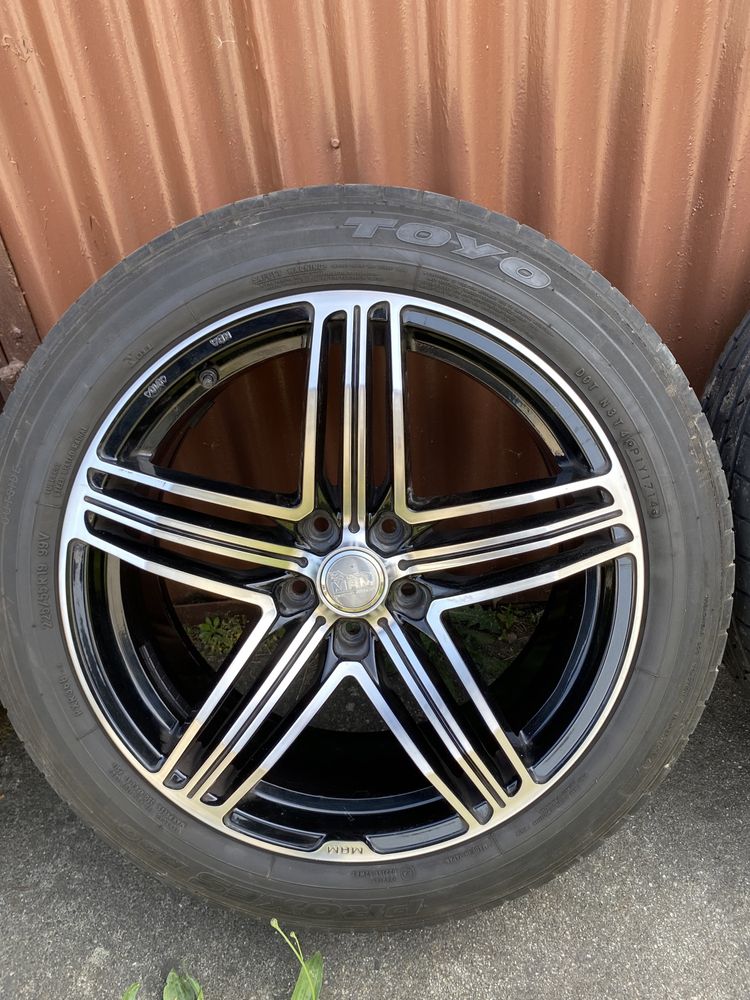 Alufelgi MAM 19” 5x114.3 opony letnie 225/55/19 Toyo