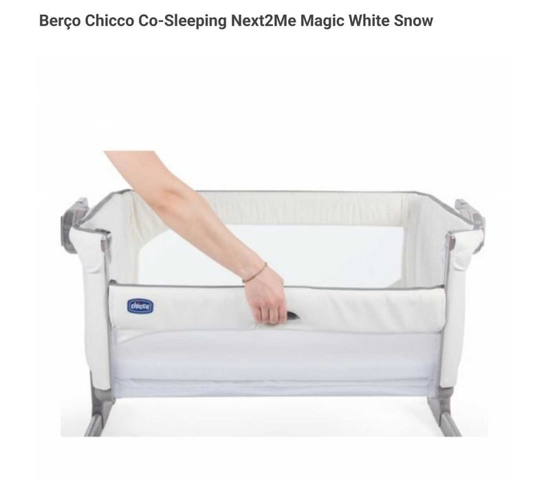 Chicco Berço Co-Sleeping Next2Me Magic White Snow