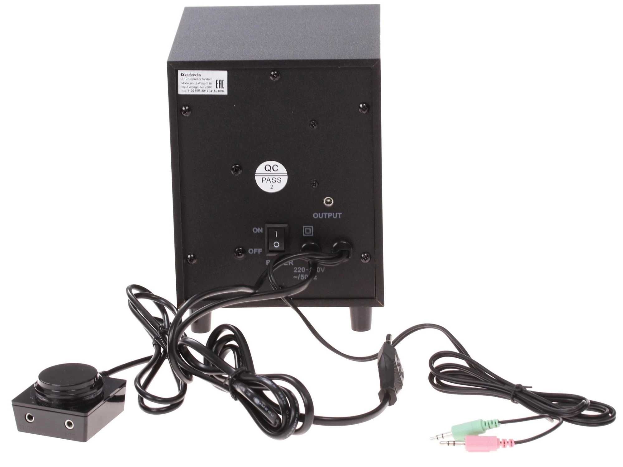 Акустическая 2.1 система Defender I-Wave S16 16 Вт