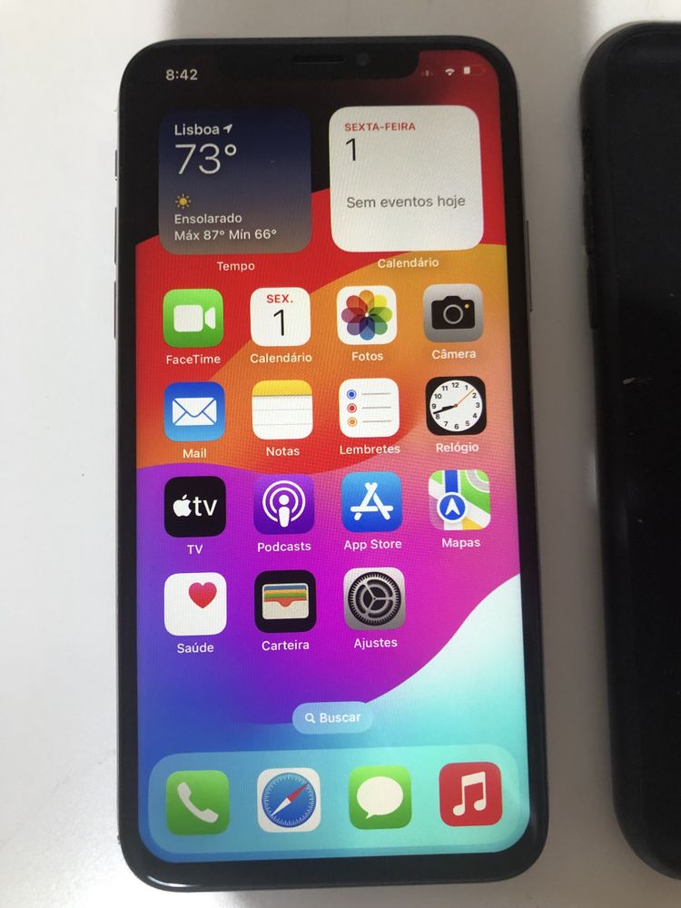 Iphone XS  ecra novo bateria 100%