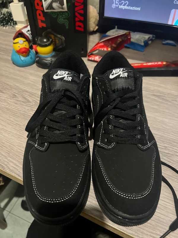 TravisScottxAirJordan1LowOG"Black/ r.45