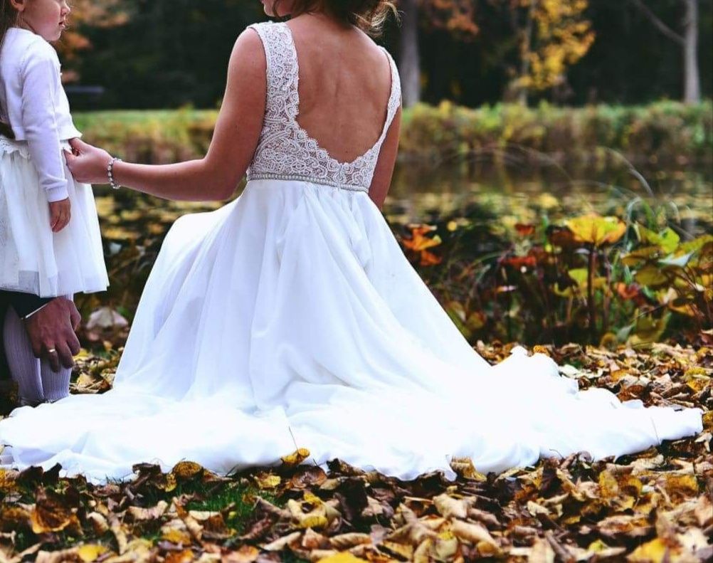 Suknia ślubna-ivory