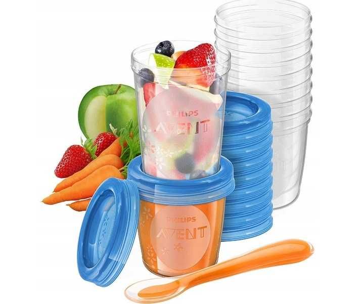 Kubeczki do żywności PHILIPHS avent 10x180 I 10x240ml