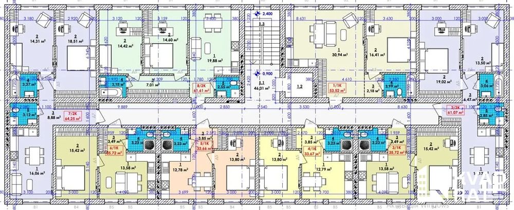 Максимально низька ціна — простора 2-кімнатна квартира 66 м²
