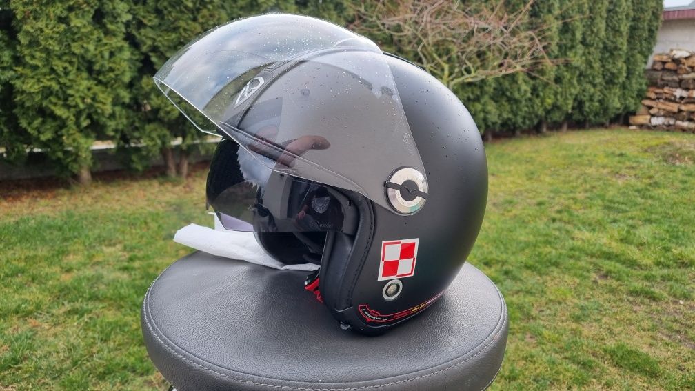 Kask otwarty Nexx X.70 Groovy Czarny XXL 63-64 cm chopper, cruiser.