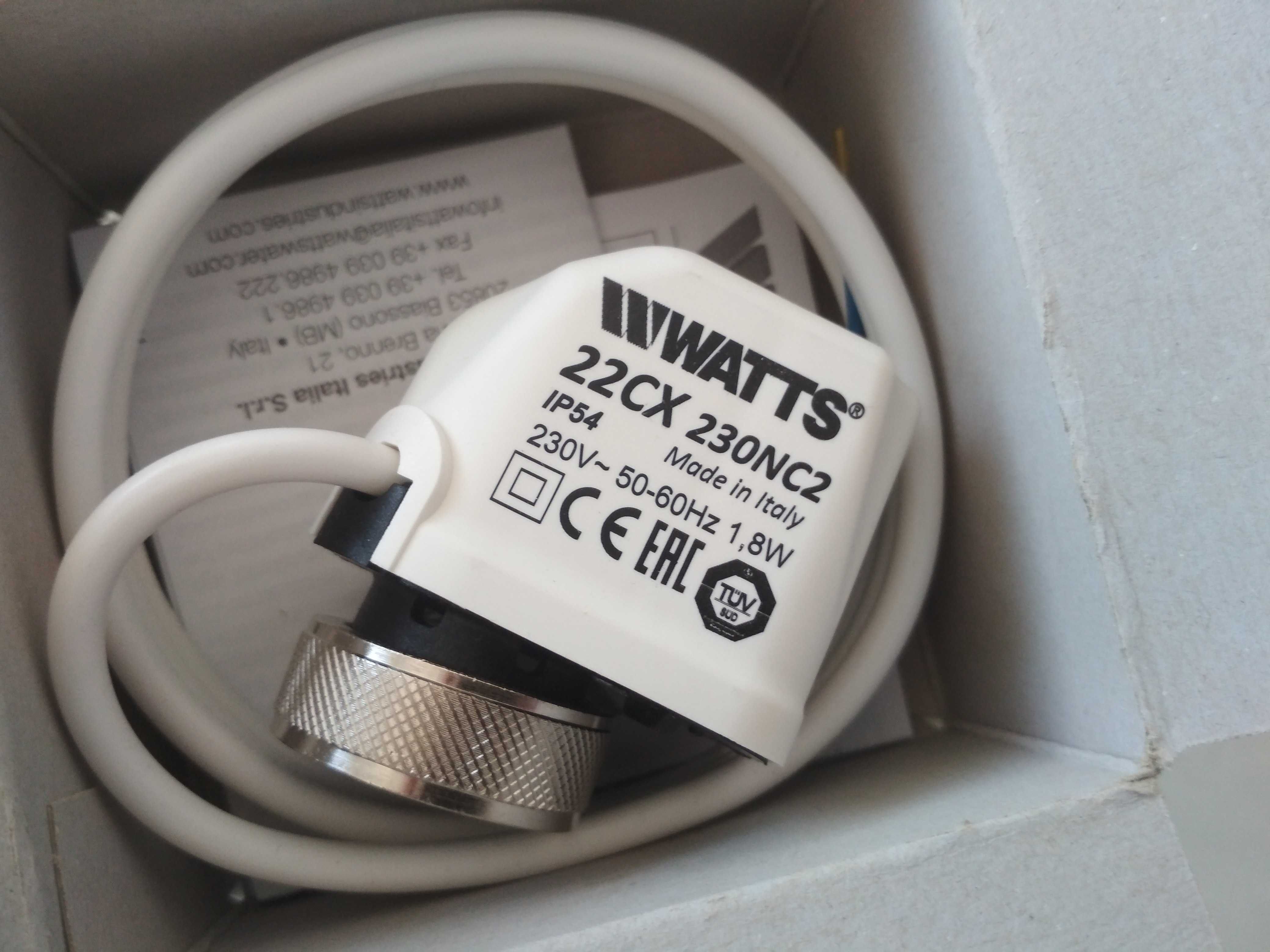 Сервопривід+клапан для фанкойла watts
