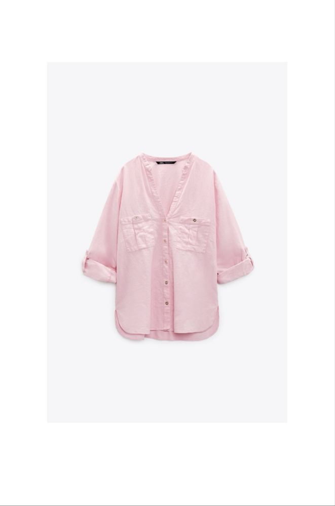 лляна сорочка ZARA