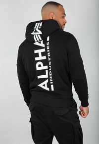 ALPHA INDUSTRIES bluza z kapturem back print  178318