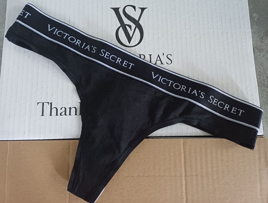 Stringi Victoria's Secret czarne S