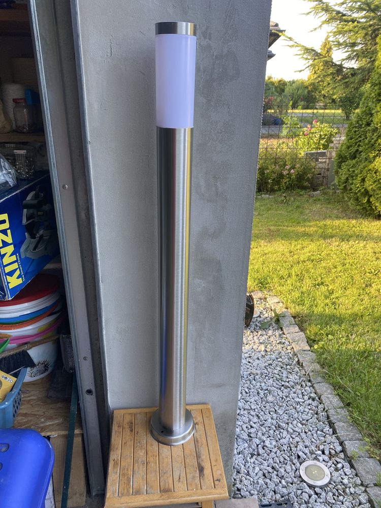 Lampa ogrodowa Polux ze srali nierdzewnej INOX