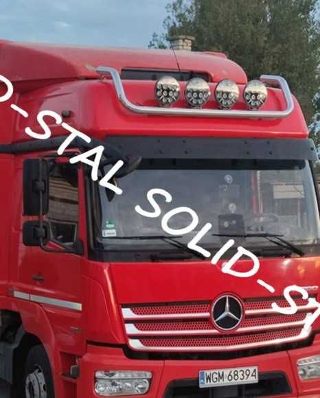 Orurowanie GÓRNE / BELKA NA HALOGENY Mercedes Actros MP4 / MP5 POLER!