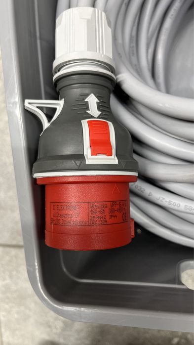 Przedłużacz 400V siła siłowy 5x4mm2 kabel 40m