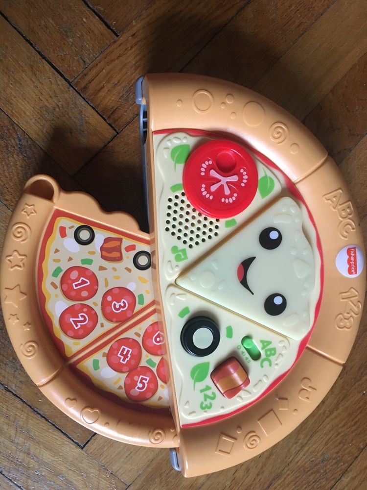 Pizza interaktywna z fisher price