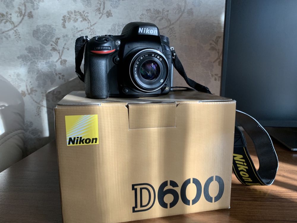 Продам Nikon d600 +helios 81H