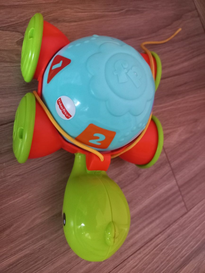 Żółw na sznurku Fisher Price