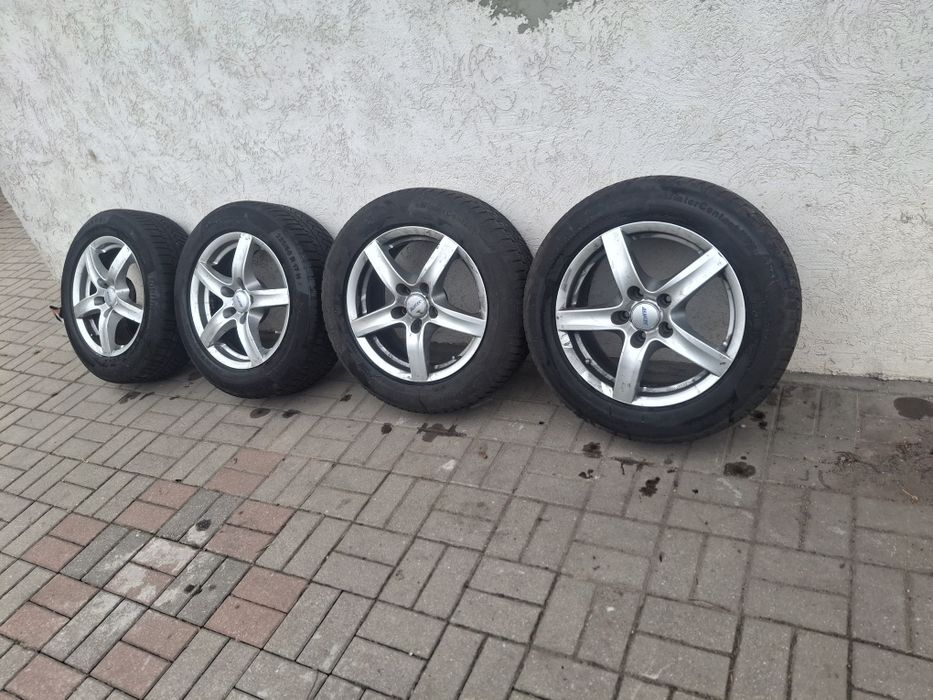 Alufelgi 5x120 r17 bmw x3 opony zimowe bdb stan